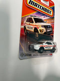 Matchbox 1/64 2016 Ford Interceptor Utility Police Emergency White