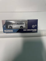 BM Creations 1/64 Mitsubishi Legnum Super Vr4 White w/ Extra Parts