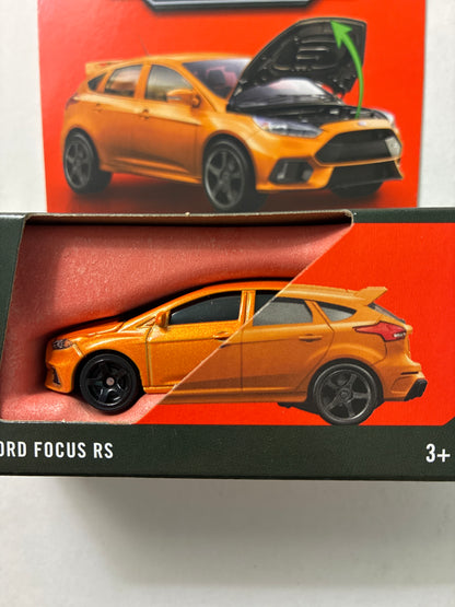 Matchbox 1/64 Moving Parts 2018 Ford Focus RS Orange - JHV47