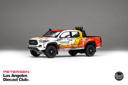 GCD 1/64 Los Angeles Diecast Club Exclusive Toyota Tacoma TRD PRO White & Red