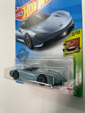 Hot Wheels 1/64 McLaren Speedtail Blue - Damaged Card