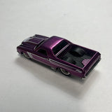 *Loose* Hot Wheels Super Treasure Hunt ‘71 Chevy El Camino Purple