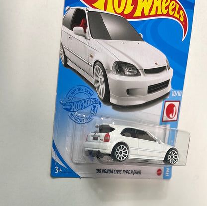 Hot Wheels 1/64 ‘99 Honda Civic Type R EK9 White