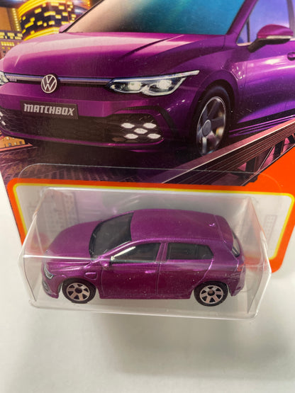 Matchbox 1/64 2021 Volkswagen Golf GTE Purple - Damaged Box