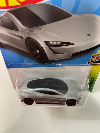 Hot Wheels 1/64 Tesla Roadster Silver