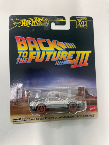 Hot Wheels 1/64 Pop Culture Back To The Future III Back To The Future Time Machine 1955 Grey