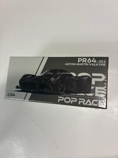 Pop Race 1/64 Aston Martin Valkyrie Carbon Black - PR64-0353