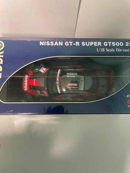 Ebbro 1/18 Nissan GT-R Super GT500 2015 Motul Autech Okayama Test n1 Black