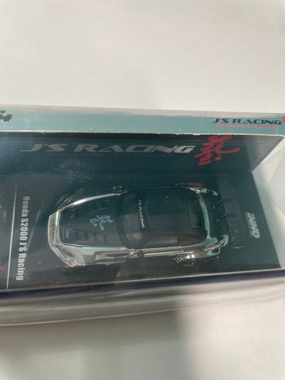 Inno64 1/64 Honda S2000 J'S Racing Tokyo Auto Salon Hong Kong 2025 Event Edition Chrome Silver - IN64-S2000JS-TASHK25