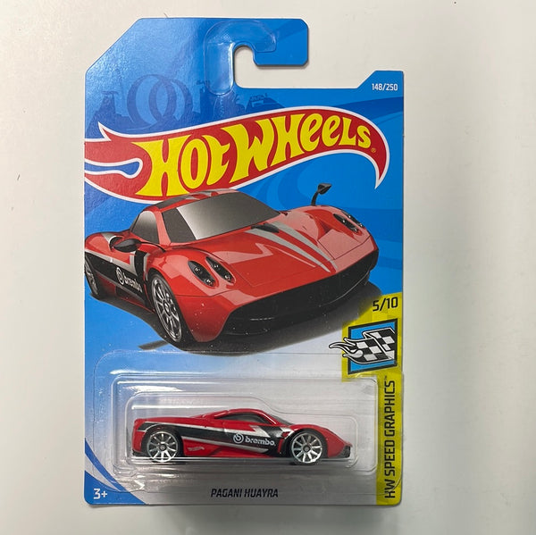Hot Wheels 1/64 Pagani Huayra Red