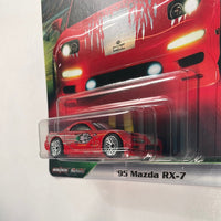 Hot Wheels Fast & Furious Original Fast ‘95 Mazda RX-7 Red - Damaged Card
