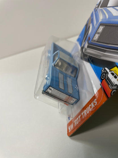 Hot Wheels 1/64 ‘83 Chevy Silverado Blue - Damaged Box