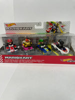 Hot Wheels 1/64 Mario kart 4 Pack