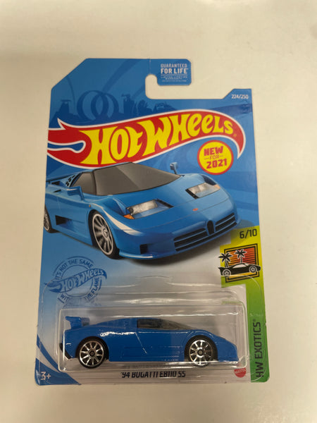 Hot Wheels 1/64 ‘94 Bugatti EB110 SS Blue