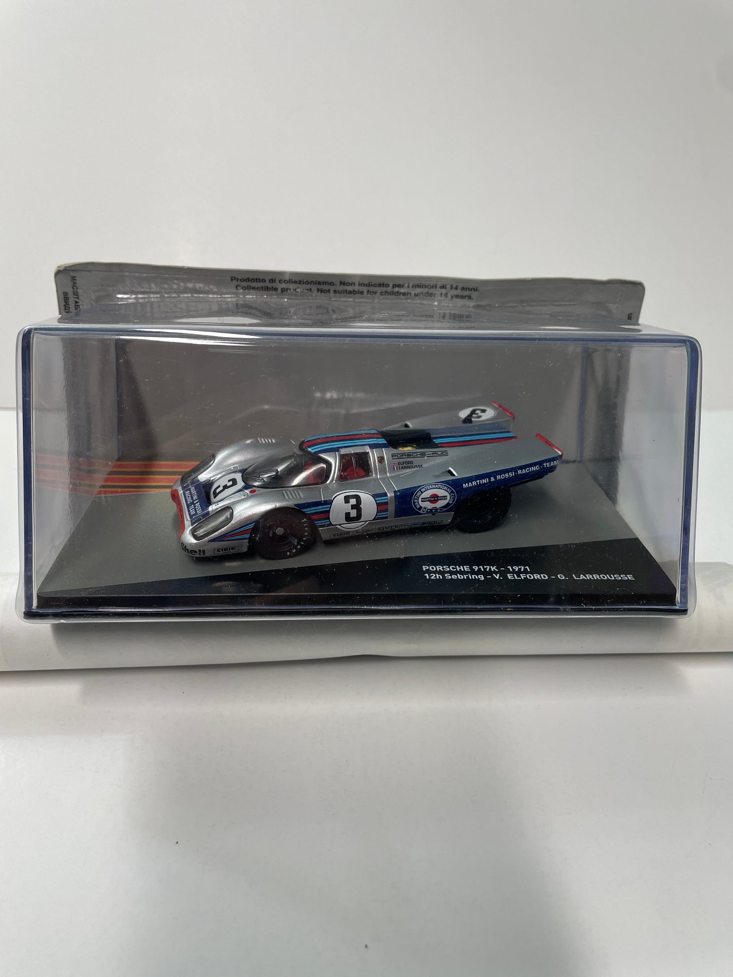 Altaya 1/43 Porsche 917K 1991 12h Sebring #3 Silver
