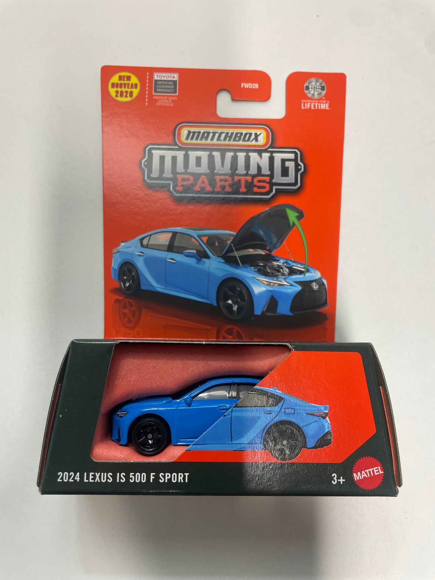 Matchbox 1/64 Moving Parts 2024 Lexus IS 500 F Sport Blue - JHV22