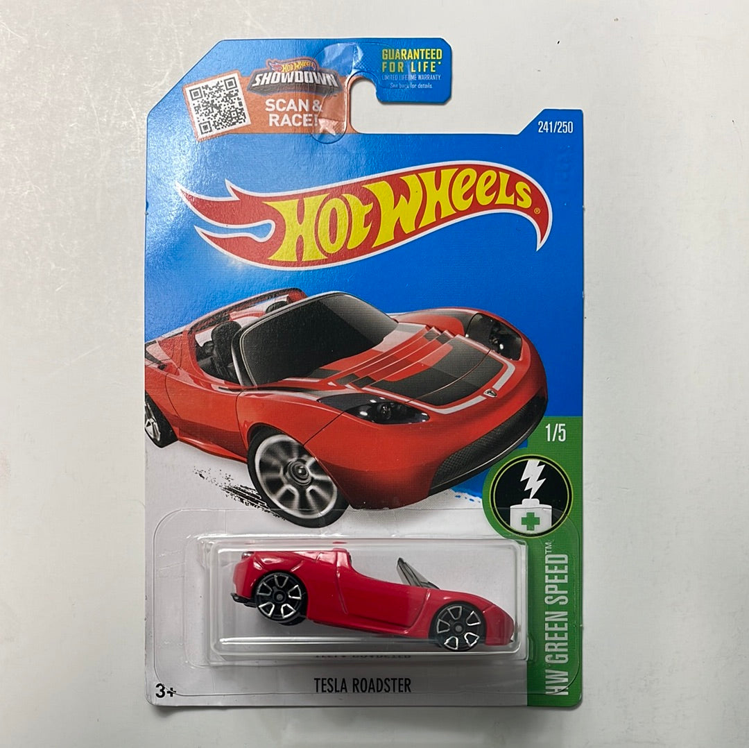 Hot Wheels 1/64 Tesla Roadster Red