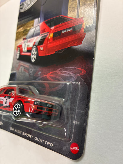 Hot Wheels 1/64 Silver Series '84 Audi Sport Quattro Red - JKY19
