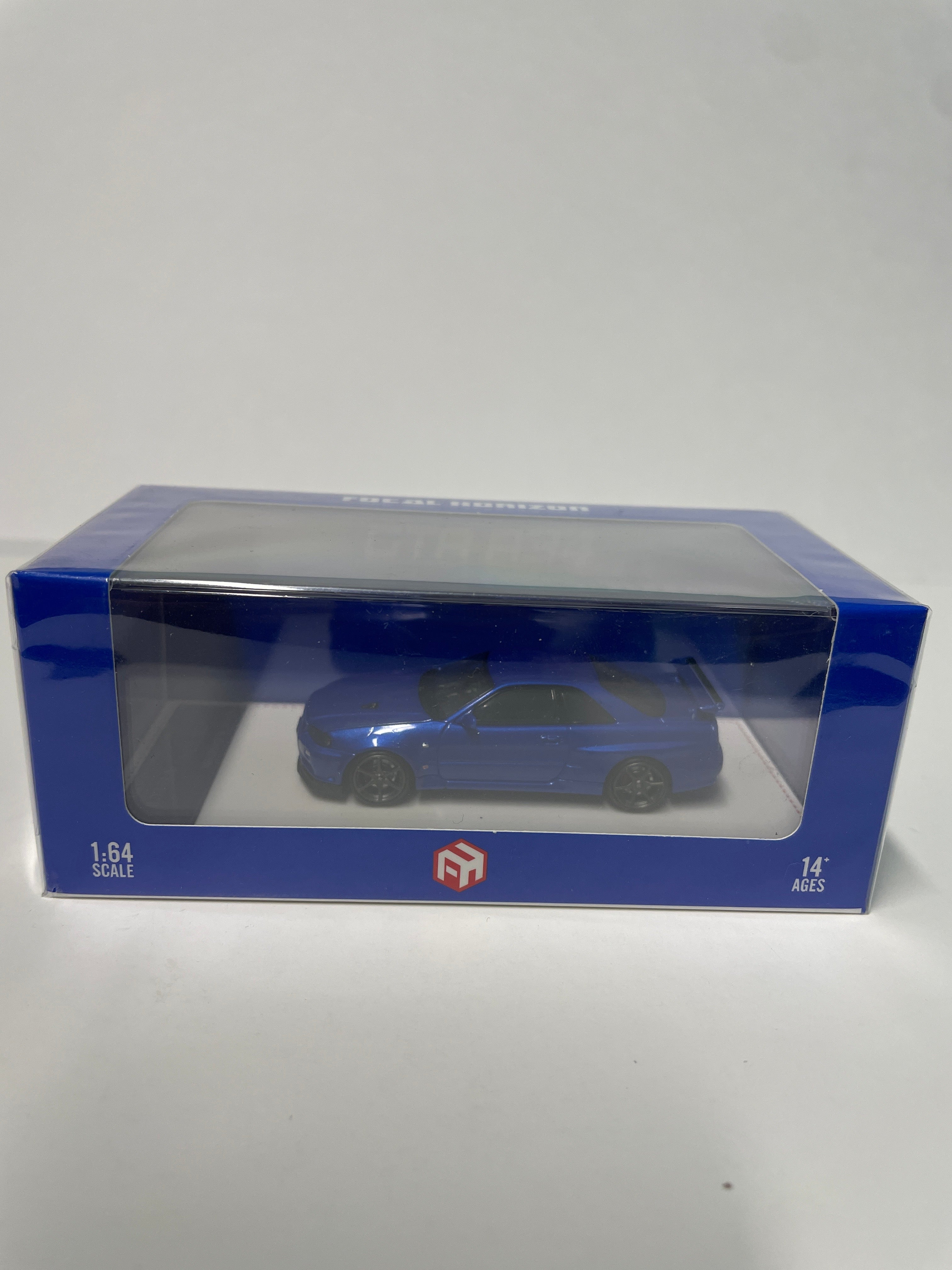 Focal Horizon 1/64 Nissan Skyline GTR R34 V-Spec II Blue – Flipn