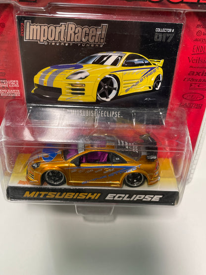 Jada 1/64 Import Racer Mitsubishi Eclipse Orange - 12005 - Damaged Box