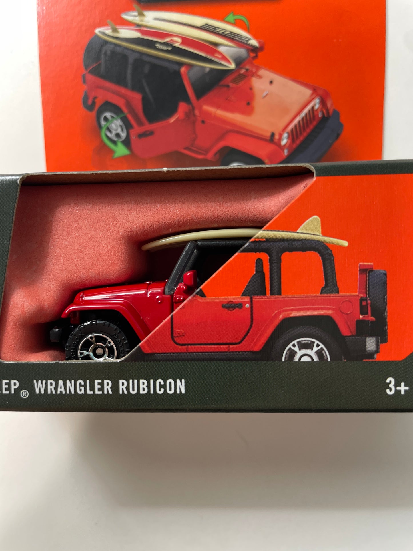 Matchbox 1/64 Moving Parts 2016 Jeep Wrangler Rubicon Red - JHV51