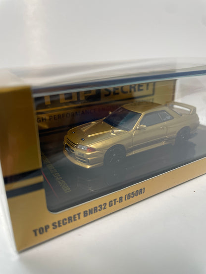 Inno64 1/64 Nissan Skyline top Secret BNR32 GT-R (650R) Gold - IN64-R32TS-650R