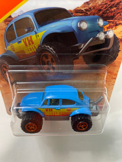 Matchbox 1/64 Volkswagen Beetle 4x4 Blue - Damaged Box