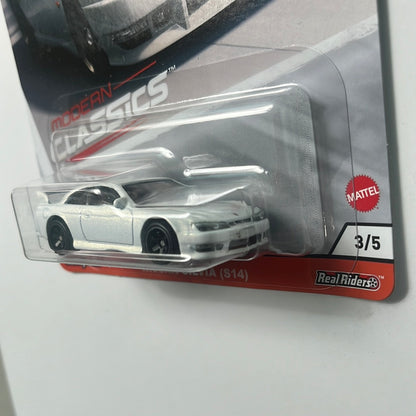 Hot Wheels 1/64 Car Culture Modern Classics 2 Nissan Silvia S14 White