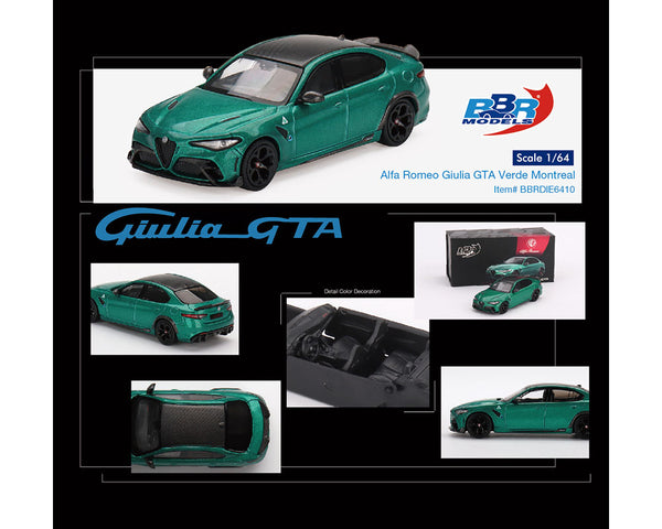 BBR Models 1/64 Alfa Romeo Giulia GTA Verde Montreal Green