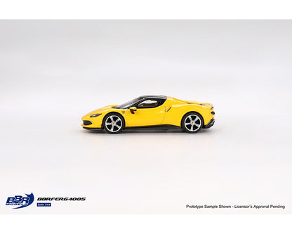 BBR Models 1/64 Ferrari 296 GTB Giallo Modena Yellow - BBRFER64005