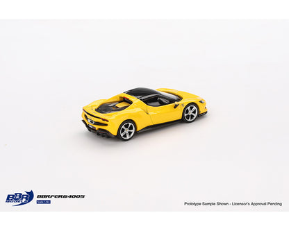 BBR Models 1/64 Ferrari 296 GTB Giallo Modena Yellow - BBRFER64005