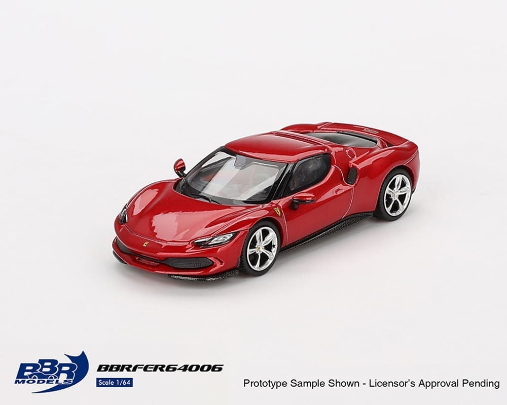 BBR Models 1/64 Ferrari 296 GTB Rosso Imola Red