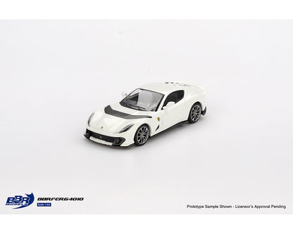 BBR Models 1/64 Ferrari 812 Competizione Bianco Avus White - BBRFER64010