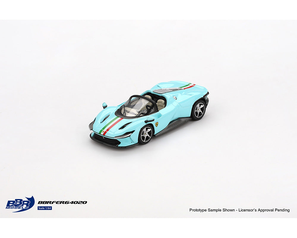 BBR Models 1/64 Ferrari Daytona SP3 Light Blue - BBRFER64020