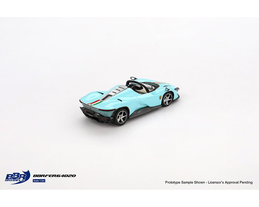 BBR Models 1/64 Ferrari Daytona SP3 Light Blue - BBRFER64020