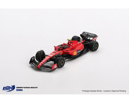 BBR Models 1/64 Ferrari SF-23 Formula 1 Grand Prix De Monaco 2023 C. Sainz #55 Red - BBRFER64023