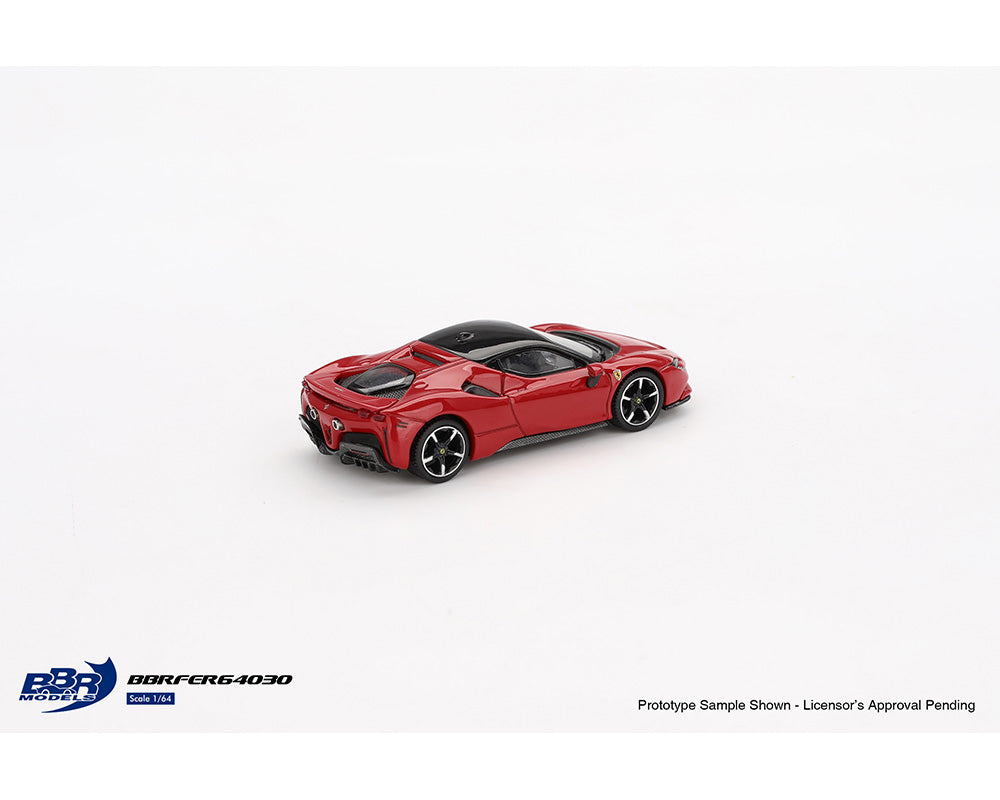 BBR Models 1/64 Ferrari SF90 Stradale Rosso Corsa Red - BBRFER64030