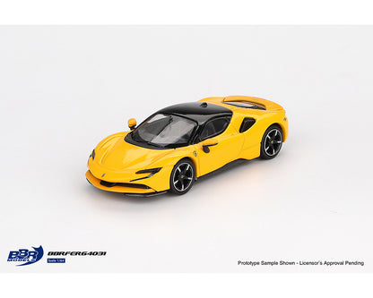 BBR Models 1/64 Ferrari SF90  Giallo Modena Yellow - BBRFER64031