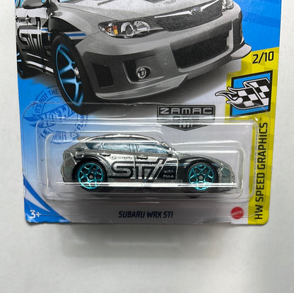 Hot Wheels 1/64 Zamac Subaru WRX STI - Damaged Card