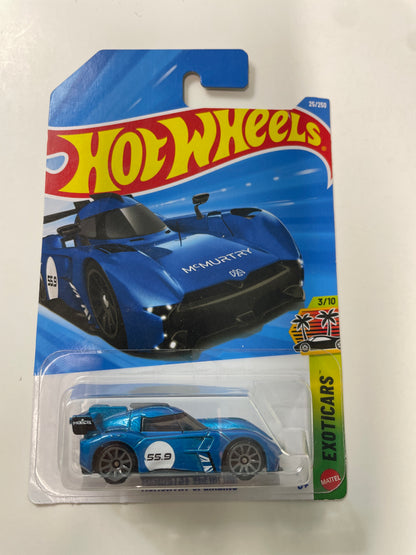 Hot Wheels 1/64 McMurtry Speirlinf Blue - Damaged Box