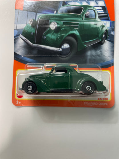 Matchbox 1/64 1936 Ford Coupe Green