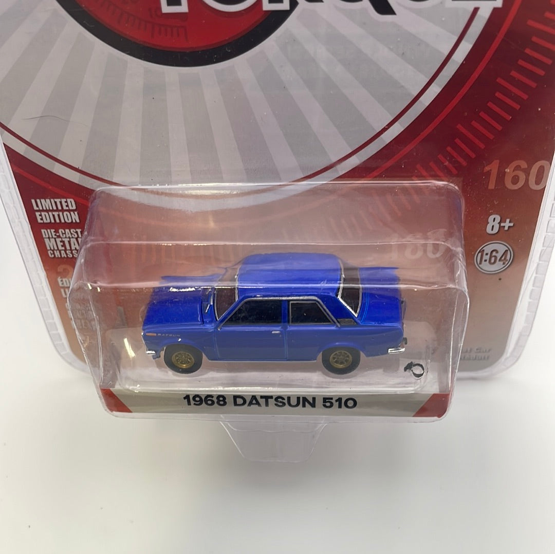 1/64 Greenlight Tokyo Torque 1968 Datsun 510 Blue