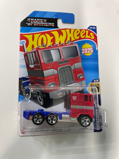 Hot Wheels 1/64 Transformers Optimus Prime Red & Blue
