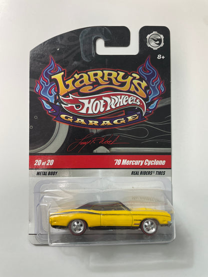 Hot Wheels 1/64 Larry’s Garage ‘70 Mercury Cyclone Yellow - Damaged Card