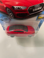 Hot Wheels 1/64 Audi RS5 Coupe Red - Damaged Card