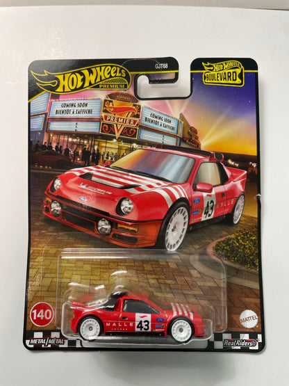 Hot Wheels 1/64 Ford RS200 Red - JBL29 - Damaged Box