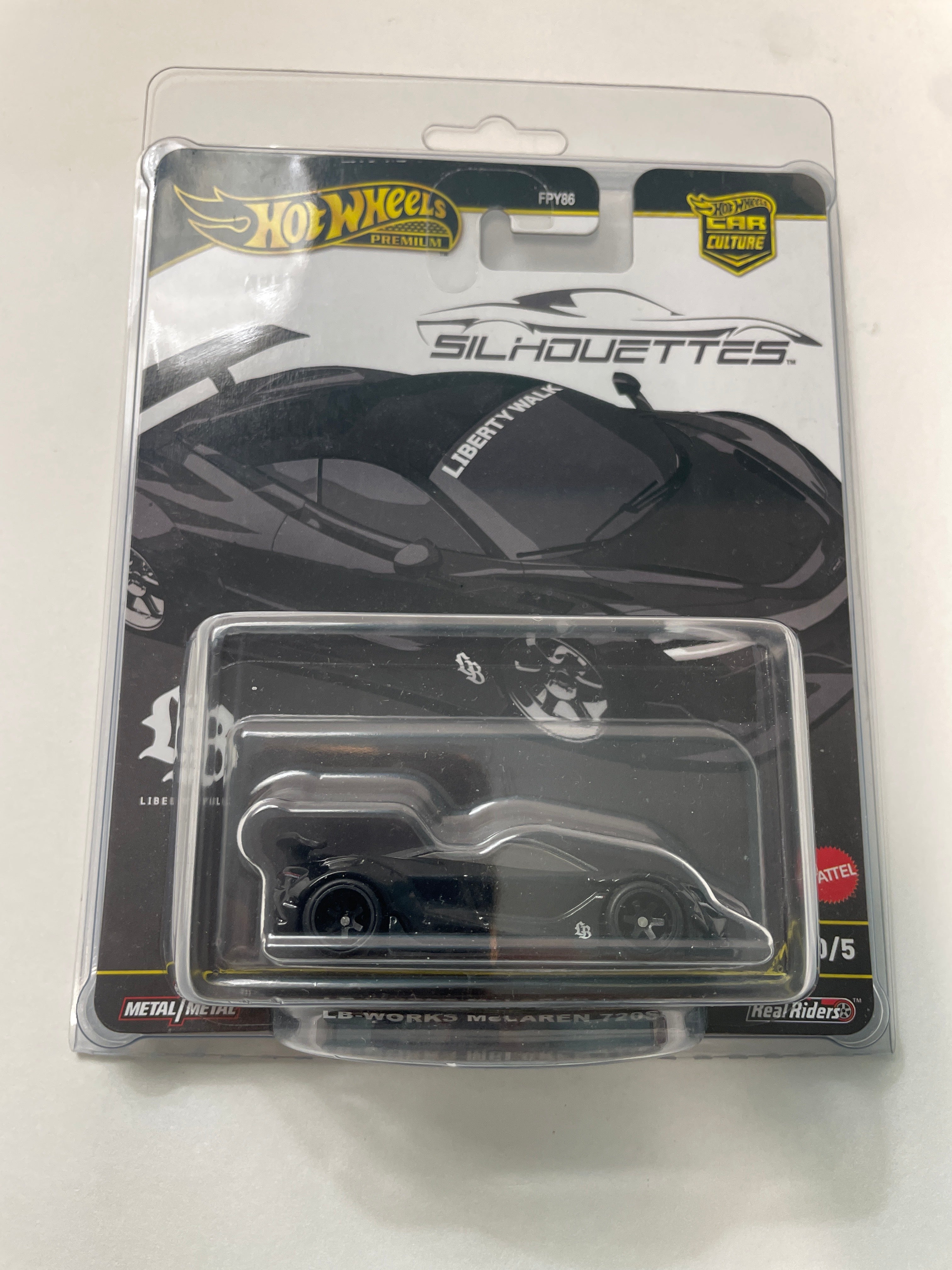 Chase* Hot Wheels 1/64 Car Culture Silhouettes LB-Works McLaren