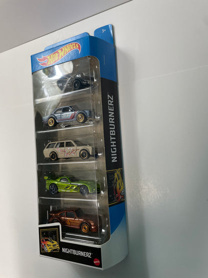 Hot Wheels 1/64 5 Pack Nightburnerz