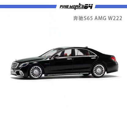 Fine Works64 1/64 Mercedes S Class AMG S65 Black