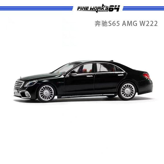 Fine Works64 1/64 Mercedes S Class AMG S65 Black
